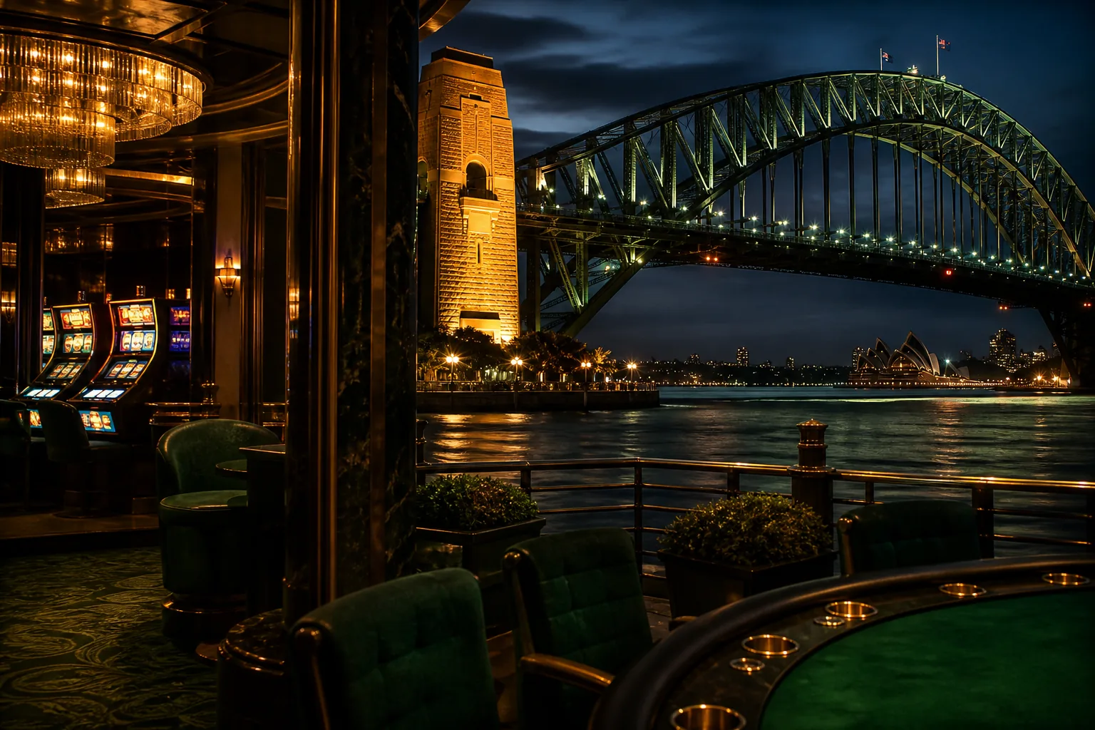 Editorial city guide graphic for Playfina Casino readers in Sydney, NSW