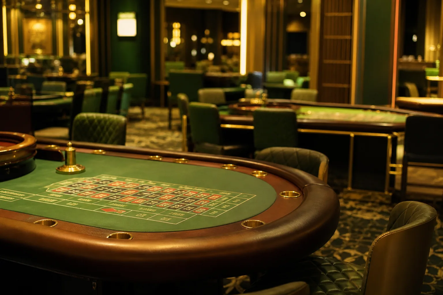 Table and live game categories in an Playfina Casino-style lobby